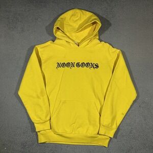 Noon Goons Yellow Pullover Hoodie Men's Sz Large #3536